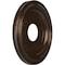 Ekena Millwork Traditional PVC Medallion (Canopies up to 7 1/2"), 13"OD x 3 1/2"ID x 1 1/4"P, Metallic Mystic Brown CMP13TRAMB - alternate 2